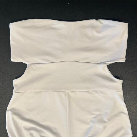 NWT Susana Monaco Strapless Jumpsuit – Size Small, Sugar White **With Flaws** - Picture 5 of 12